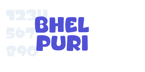 Bhel Puri-font-download
