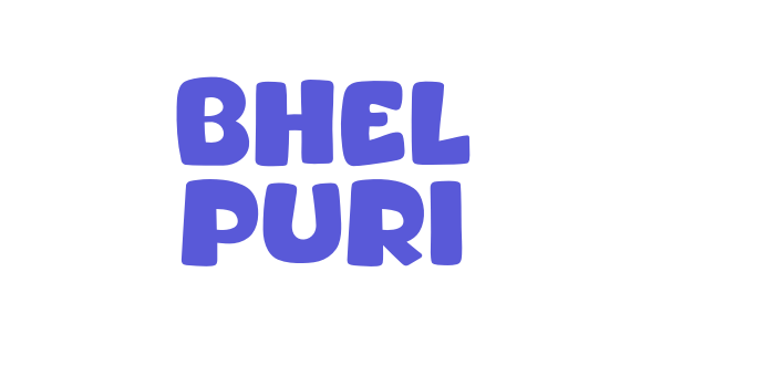 Bhel Puri Font