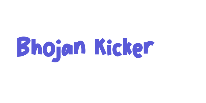 Bhojan Kicker Font Download