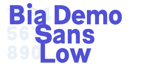 Bia Demo Sans Low-font-download