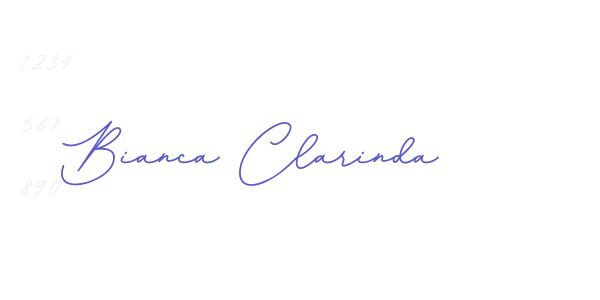 Bianca Clarinda font free