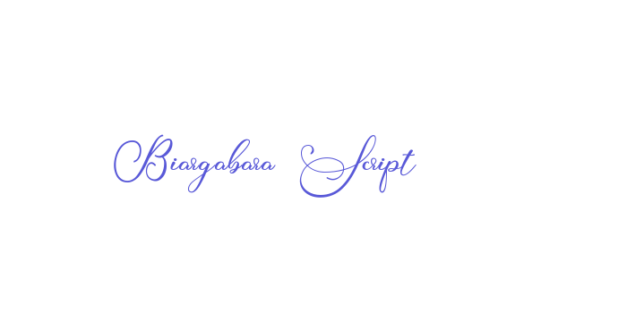 Biargabara Script Font Download