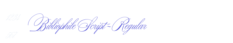 Bibliophile Script-Regular-related font