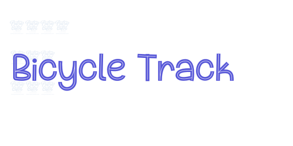 Bicycle Track font