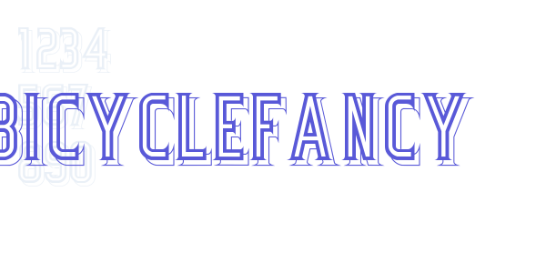 BicycleFancy font free