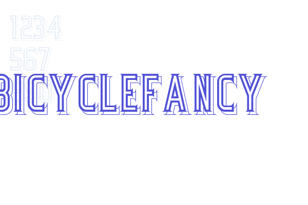 BicycleFancy Font Download