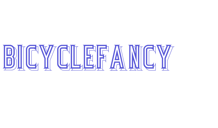 BicycleFancy Font Download