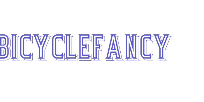 BicycleFancy Font Download