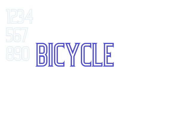 Bicycle Font Download