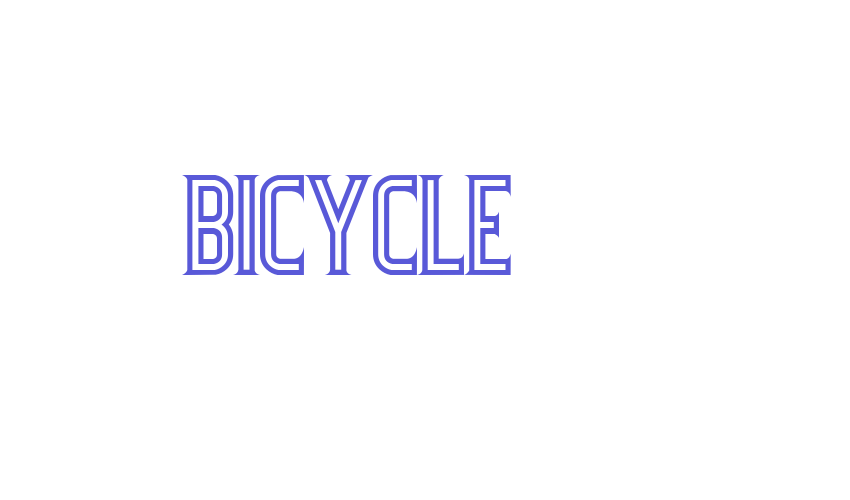 Bicycle Font Download