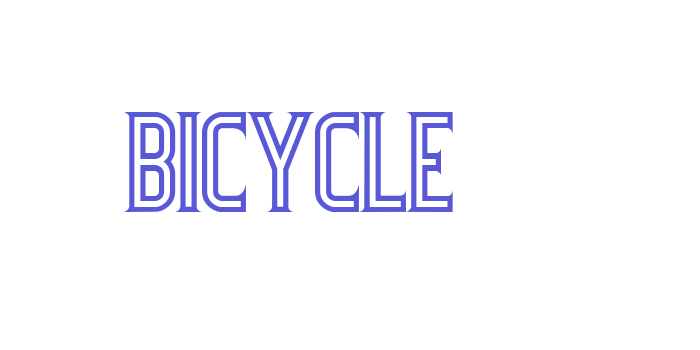 Bicycle Font