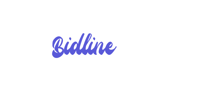 Bidline Font Download