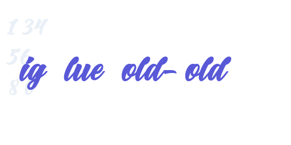 Big Blue Bold-Bold font free