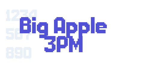 Big Apple 3PM-font-download