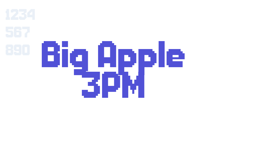 Big Apple 3PM-font-download