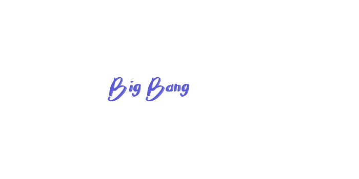 Big Bang Font