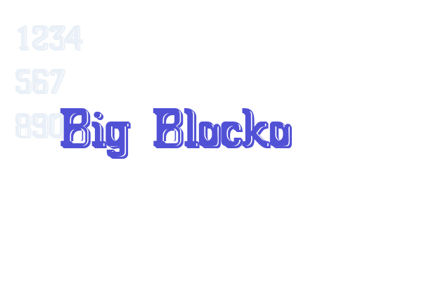 Big Blocko Font Download