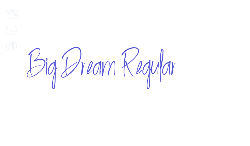 Big Dream Regular-font-download