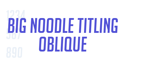 Big Noodle Titling Oblique-font-download