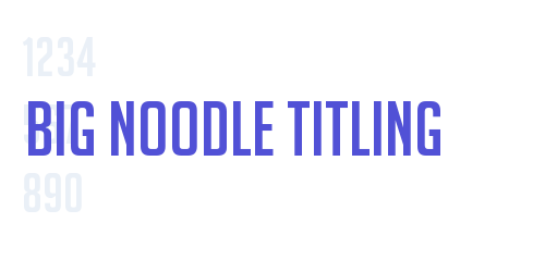 Big Noodle Titling-font-download