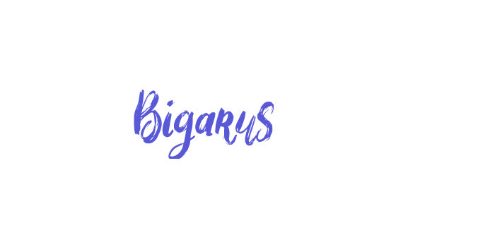 Bigarus Font Download