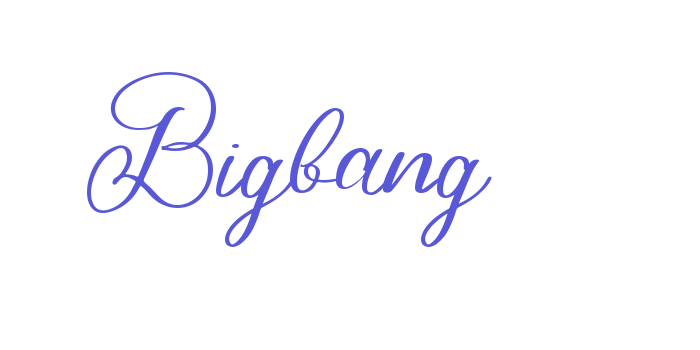 Bigbang Font Download