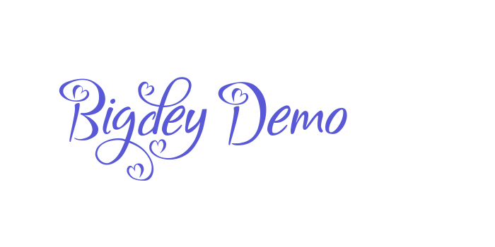 Bigdey Demo Font Download