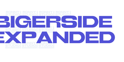 Bigerside Expanded-font-download