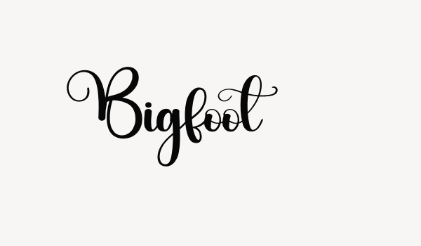 Bigfoot Font