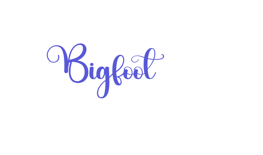 Bigfoot Font