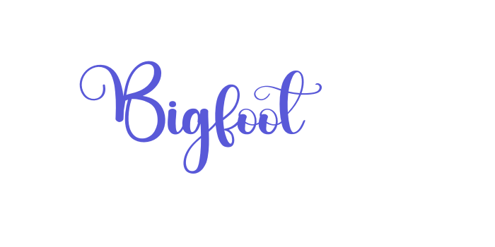 Bigfoot Font Download