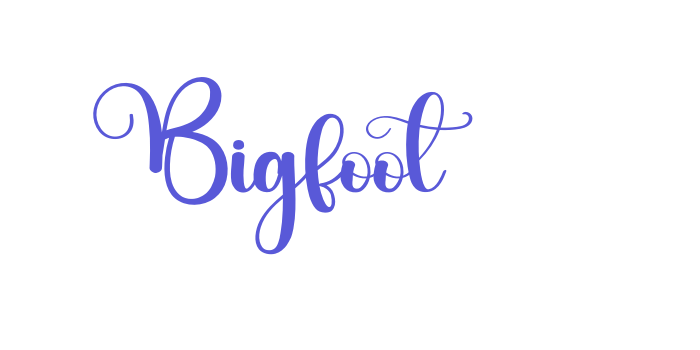 Bigfoot Font