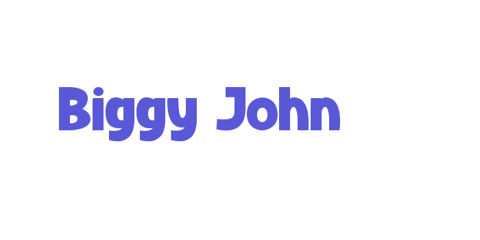 Biggy John Font Download