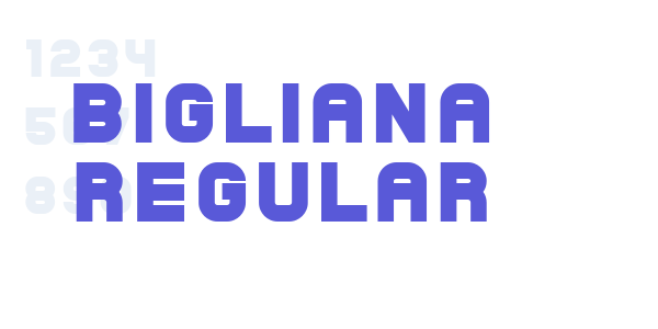 Bigliana Regular font