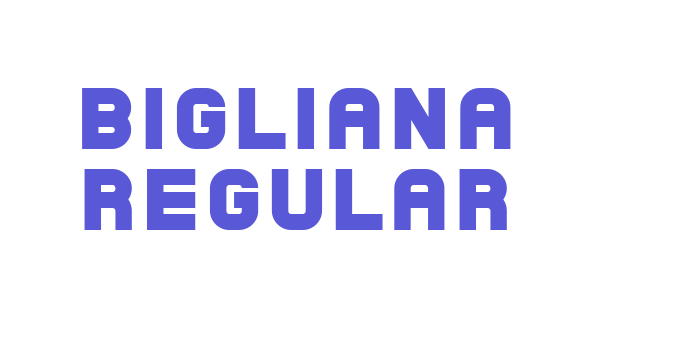 Bigliana Regular Font Download