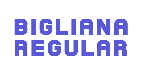 Bigliana Regular Font