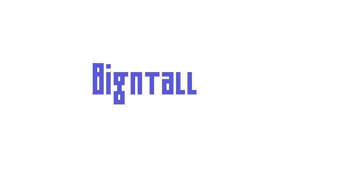 Bigntall Font Download