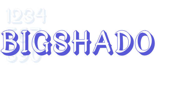 Bigshado font free