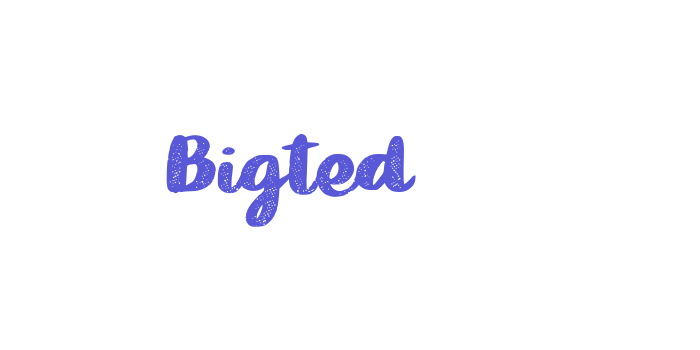 Bigted Font Download