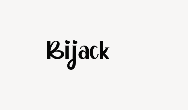 Bijack Font