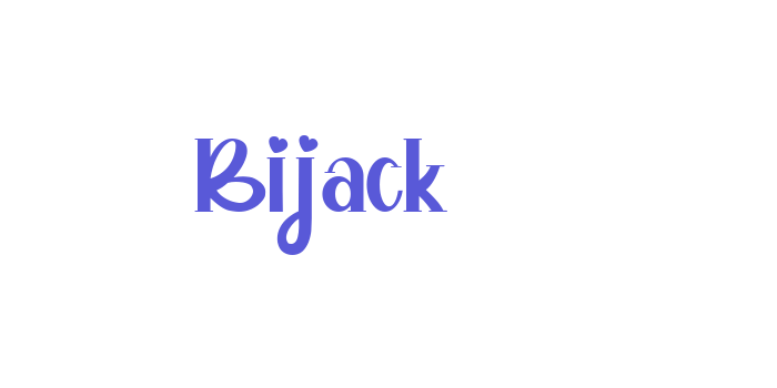 Bijack Font Download