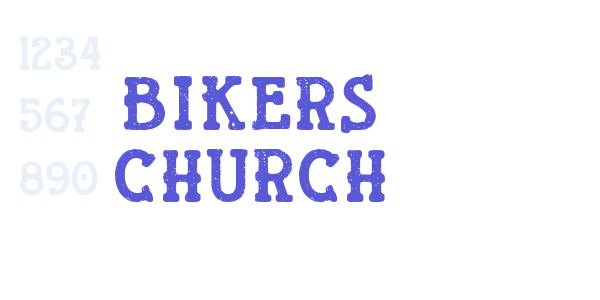 Bikers Church font free