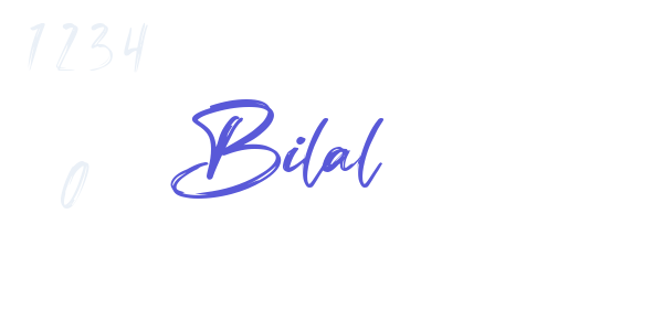 Bilal font free