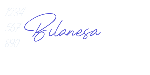 Bilanesa font free