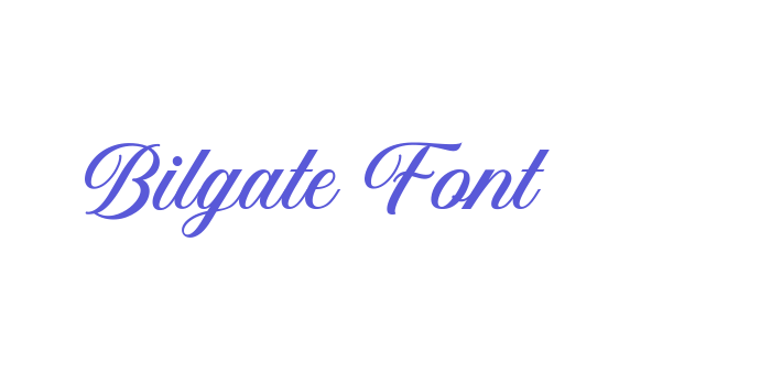 Bilgate Font Font Download