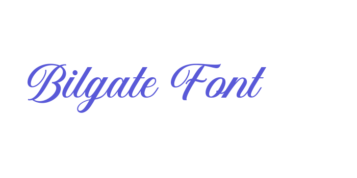 Bilgate Font Font