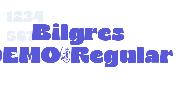 Bilgres DEMO-Regular font free