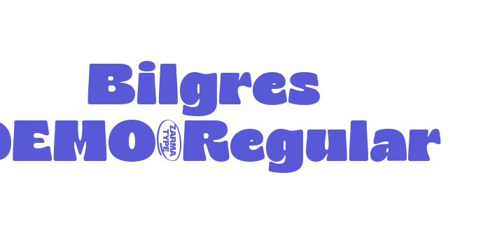 Bilgres DEMO-Regular Font Download