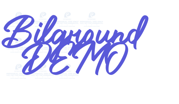 Bilground DEMO Font