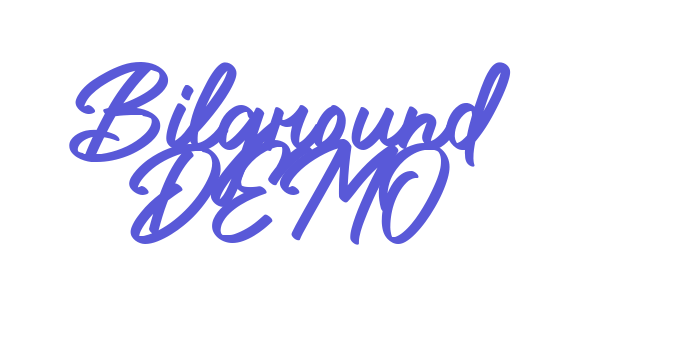 Bilground DEMO Font Download